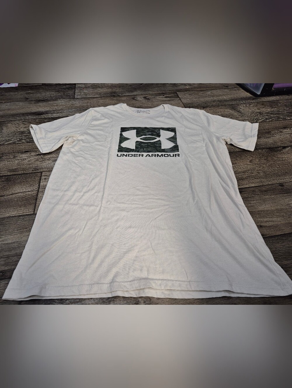Under Armour Heatgear UA Large Logo Camo Tee (Mens Size XXL)